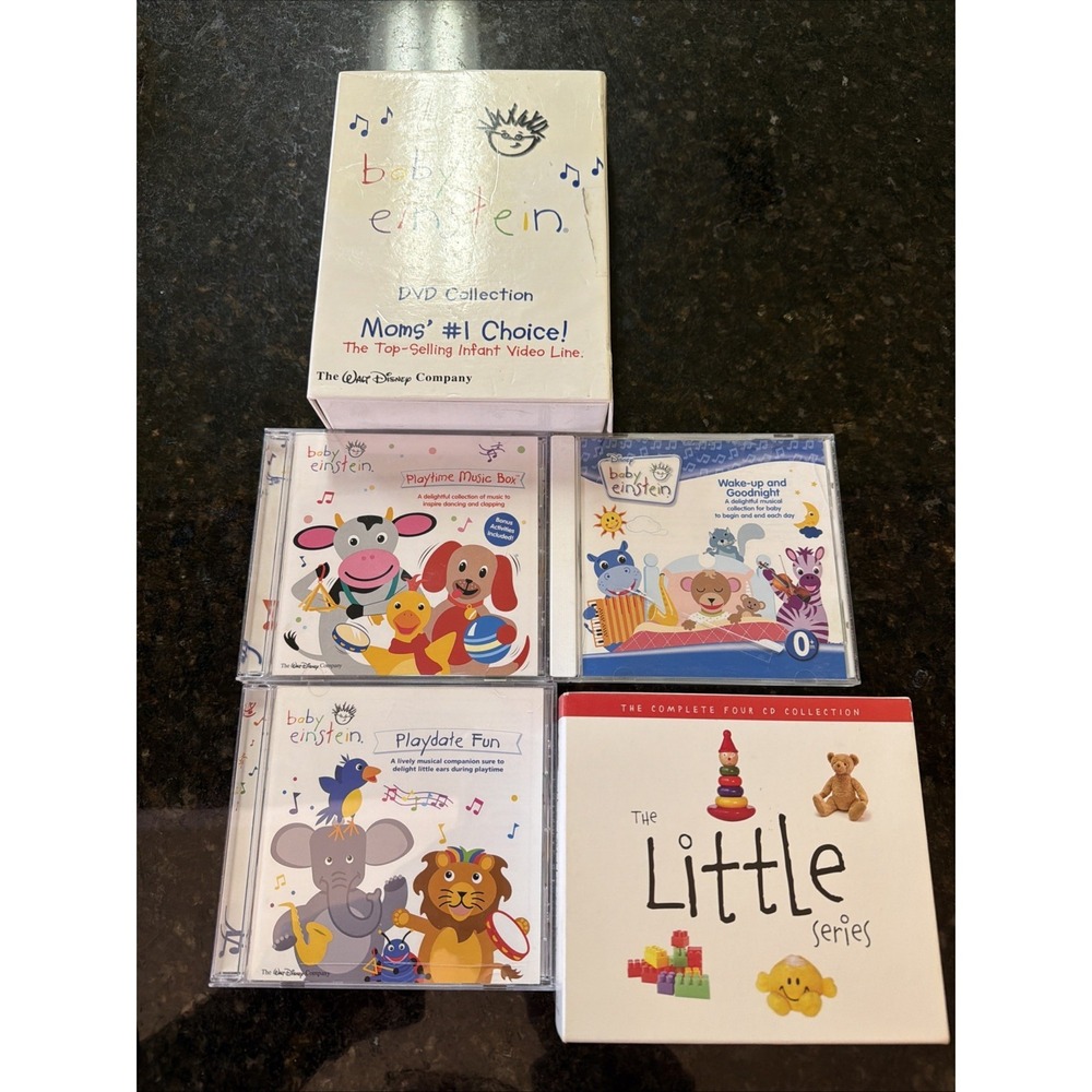 Huge Baby Einstein 26 Disc DVD Collection Lot 7 CDs The Little Series Disney VTG